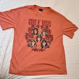 Guns N Roses cotton T shirt